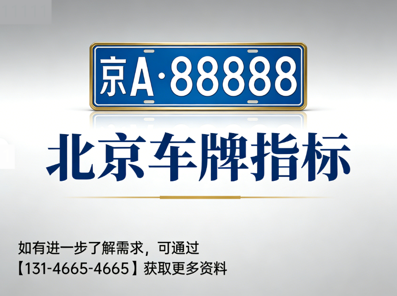 北京京牌闲置与更新指标区别，2026年详细说明