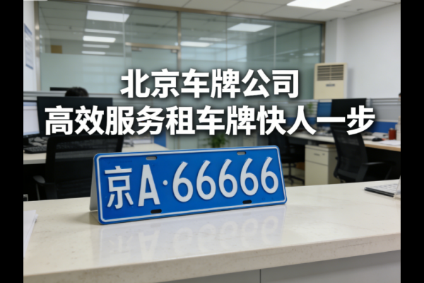 租个北京的车牌号码一年多少钱